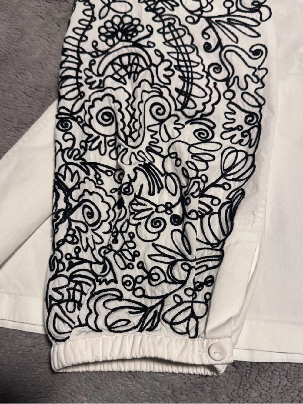 Tory Burch Embroidered Tunic Top